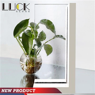 Zuur geëtst gehard glas