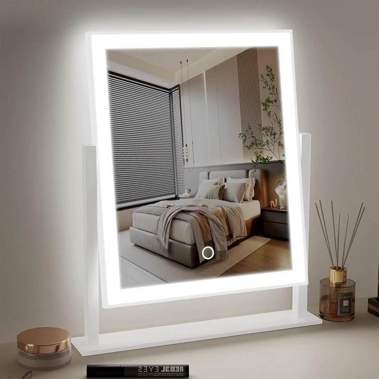 White Light Up Mirror